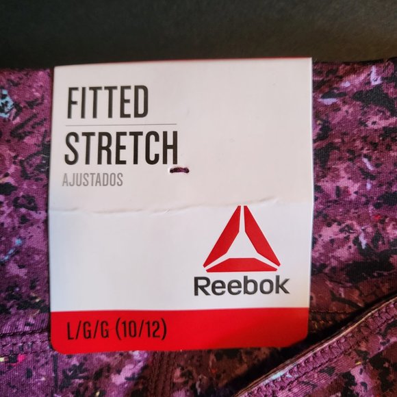 REEBOK Fitted Stretch Workout Top & leggings. Girls Size L (10-12), NWT - Picture 9 of 9